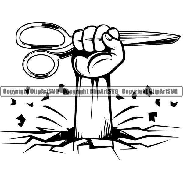 Tailor Seamstress Alterations Scissors Sheers ClipArt SVG