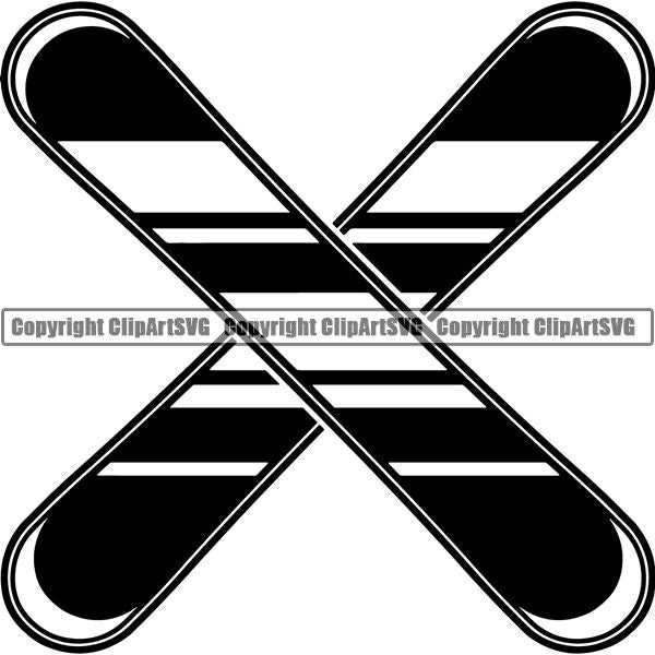 Sports Snowboarding Snowboard Skiing Ski ClipArt SVG