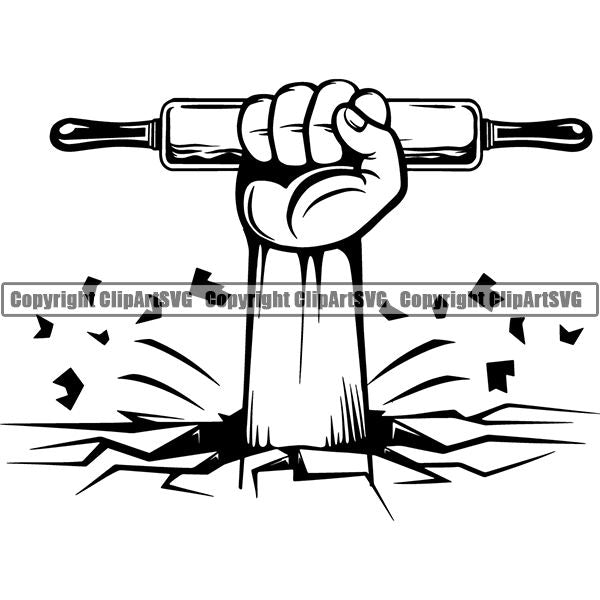 Cooking Baking Chef Cook Bake Baker Logo ClipArt SVG