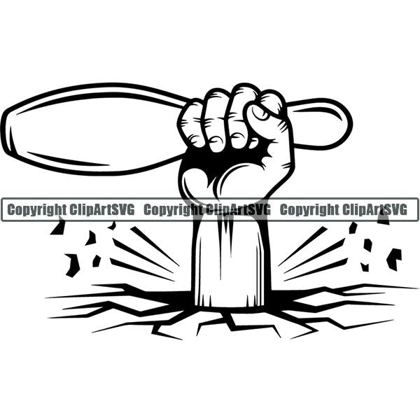Sports Game Bowling Bowler Bowl Hand Break ClipArt SVG