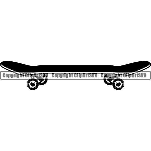Sports Skateboarding Skateboard Skateboard ClipArt SVG