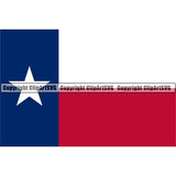 State Flag Square Texas ClipArt SVG