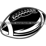 Sports Game Football Ball ClipArt SVG