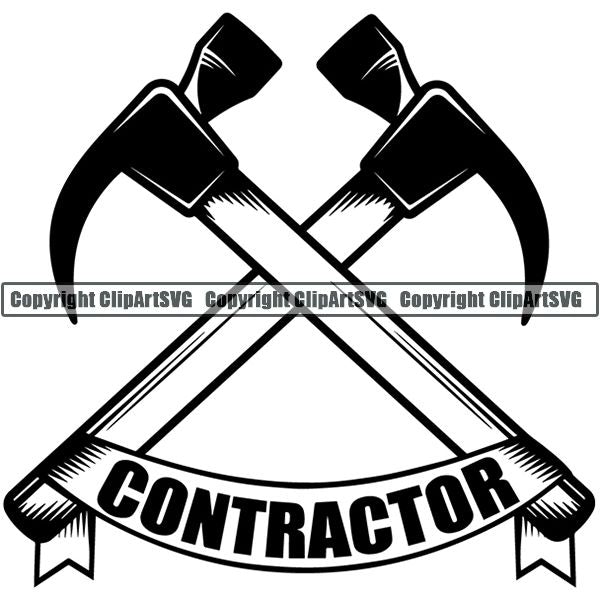 Construction Building Repair Service ClipArt SVG