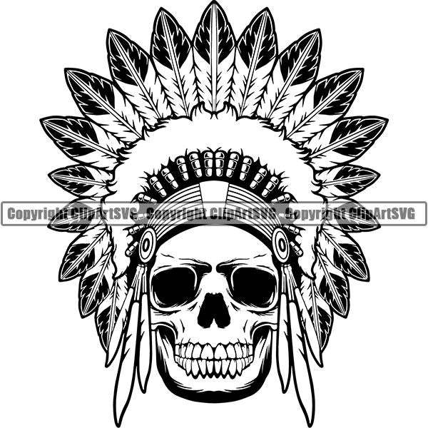 Native American Indian ClipArt SVG