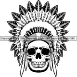 Native American Indian ClipArt SVG