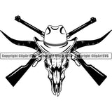 Occupation Cowboy Logo ClipArt SVG