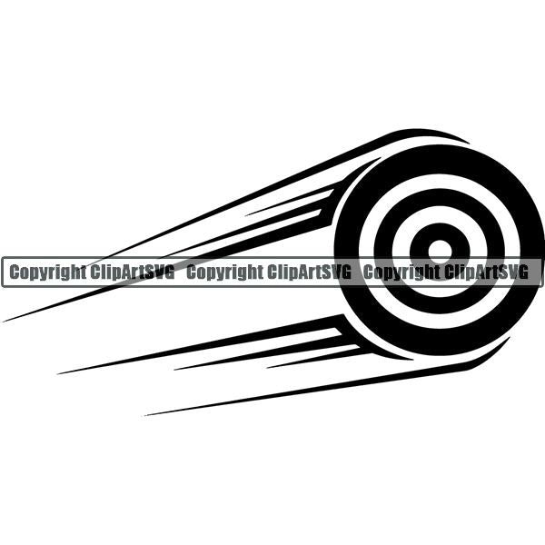 Sports Game Archery Motion ClipArt SVG