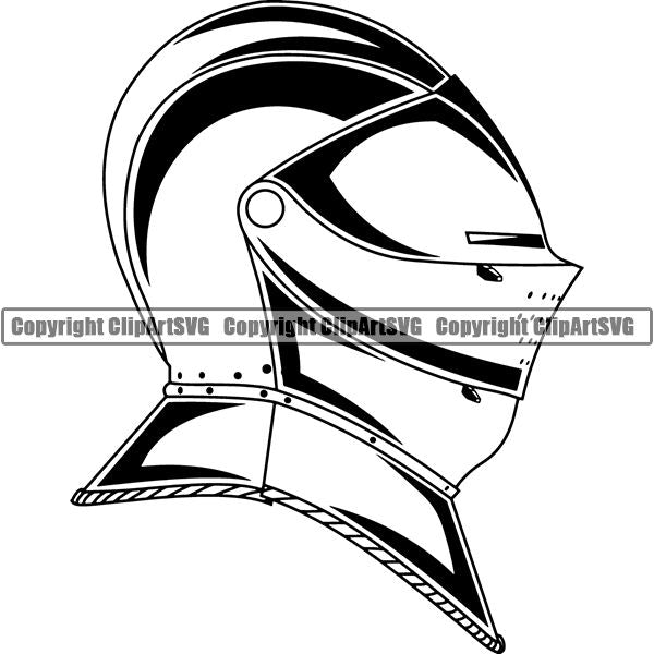 Knight Gladiator Medieval Warrior Sword ClipArt SVG