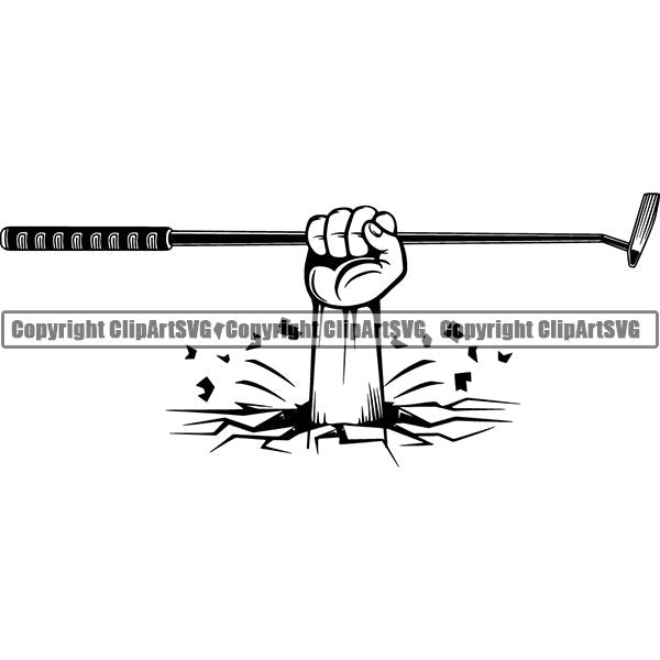 Sports Game Golf Club ClipArt SVG