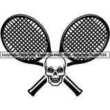 Sports Game Tennis Logo ClipArt SVG