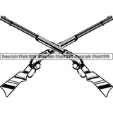 Occupation Cowboy Rifle ClipArt SVG