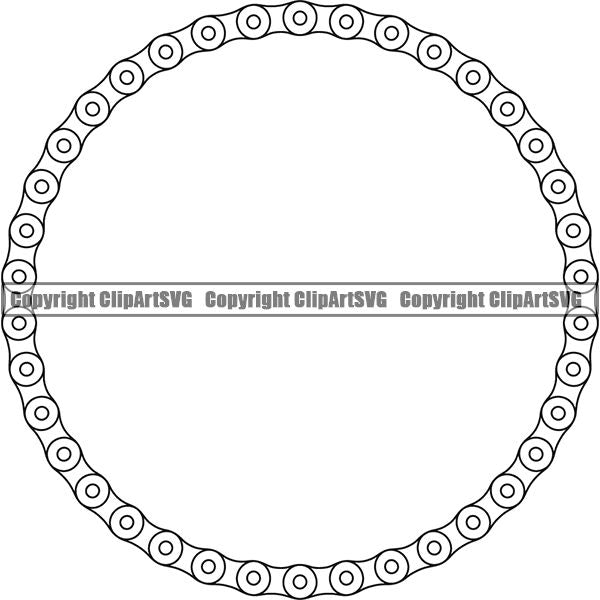 Sports Bicycle Chain White Circle.jpg