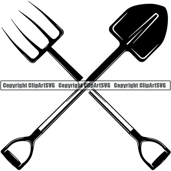 Farming Farmer Farm Organic Logo ClipArt SVG