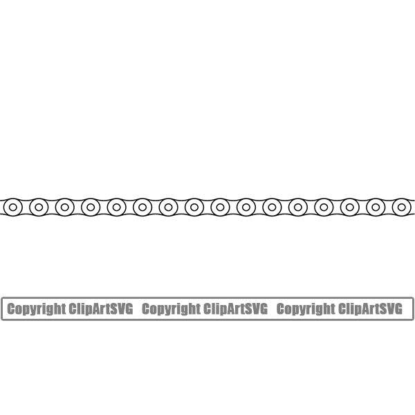 Sports Bicycle Chain White Line Straight.jpg