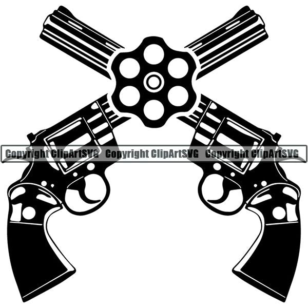 Military Weapon Gun Logo ClipArt SVG – ClipArt SVG