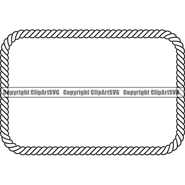 Rope Design Element Nautical Ship Sailing Boat Boating Sail Sailboat Knot ClipArt SVG