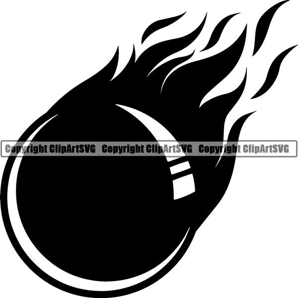 Sports Game Paintball Fire ClipArt SVG