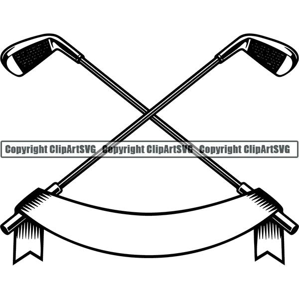 Sports Game Golf ClipArt SVG