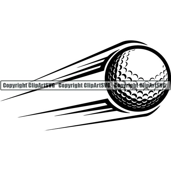Sports Game Golf Motion ClipArt SVG