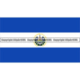 Country Flag Square El Salvador ClipArt SVG