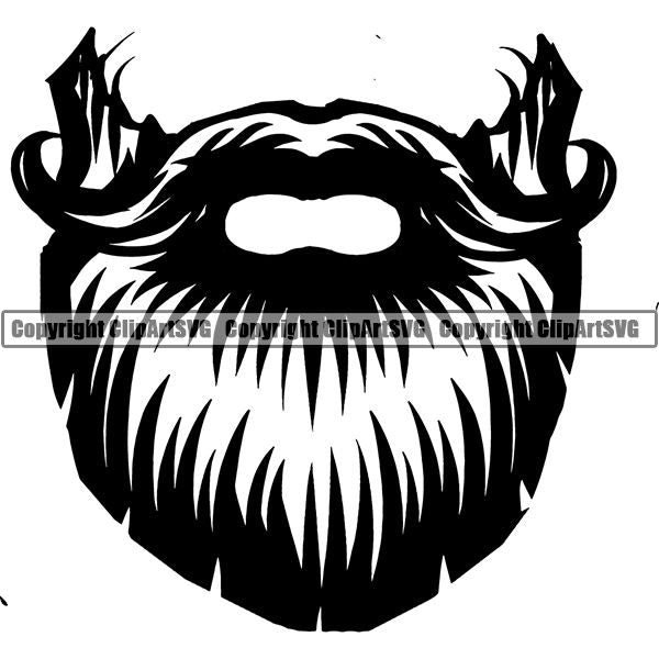 Design Element Human Hair Beard ClipArt SVG