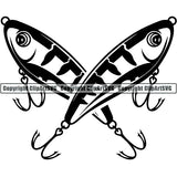 Sports Game Fishing Hunting Fish Hunt Logo ClipArt SVG