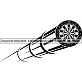 Sports Game Darts Motion ClipArt SVG