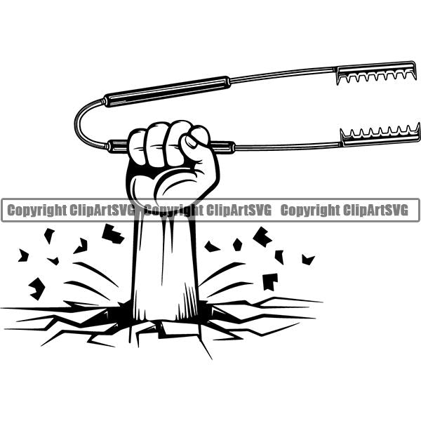 Cooking BBQ Bar-B-Que Barbque Chef Cook Butcher Logo ClipArt SVG