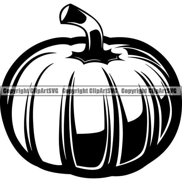 Food Pumkin ClipArt SVG