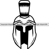 Spartan Warrior Gladiator Mask Warrior Gladiator Mask ClipArt SVG