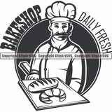 Cooking Baking Chef Cook Bake Baker Logo ClipArt SVG