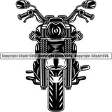 Motorcycle Bike Chopper Motorcycle ClipArt SVG