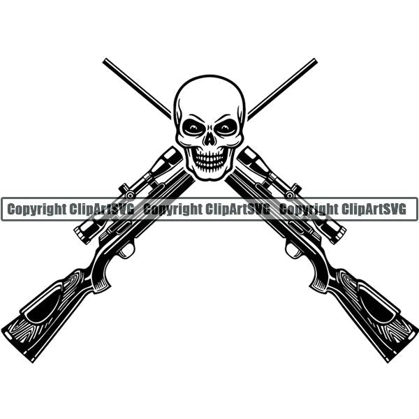 Sports Game Hunting Fishing Hunt Fish Logo ClipArt SVG