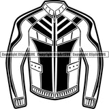 Motorcycle Superbike Jacket ClipArt SVG