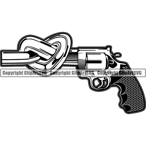 Military Weapon Gun ClipArt SVG