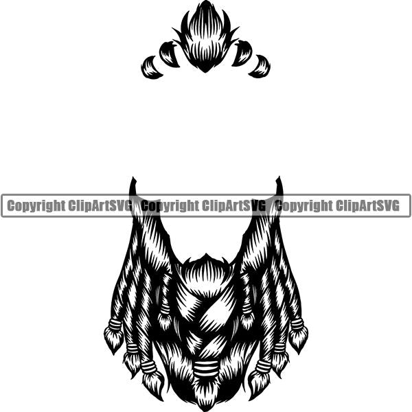 Design Element Human Hair Beard ClipArt SVG