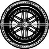 Mechanic Repair Shop Garage Tire ClipArt SVG