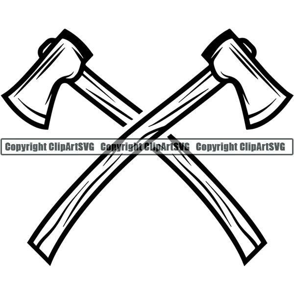 Construction Woodworking Carpenter Lumberjack Logo ClipArt SVG