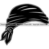 Pirate Sea Gangster Criminal Warrior Hat ClipArt SVG