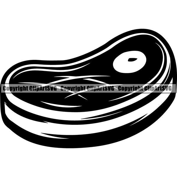 Cooking Baking Baker Chef Cook Food Meat Fish Chicken Pork ClipArt SVG