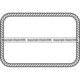 Rope Design Element Nautical Ship Sailing Boat Boating Sail Sailboat Knot ClipArt SVG