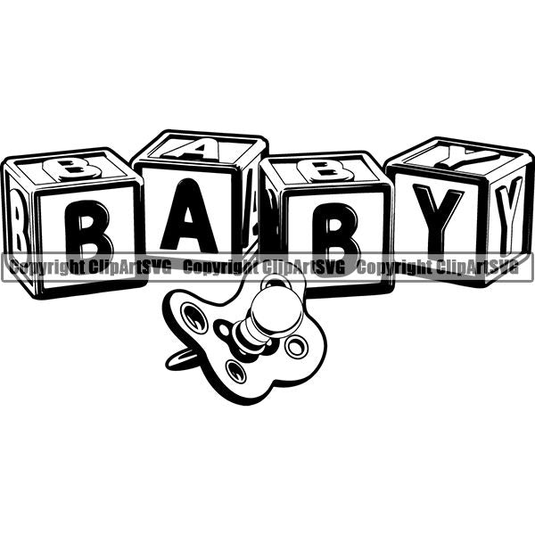 People Family Child Children Kid Infant Baby ClipArt SVG