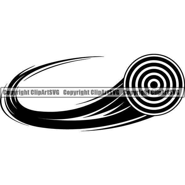 Sports Game Archery Motion ClipArt SVG