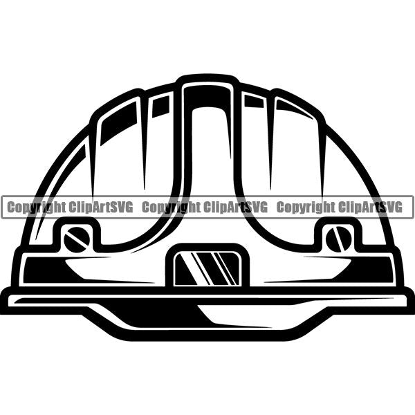 Construction Building Repair Service Helmet ClipArt SVG