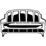 House Furniture Couch ClipArt SVG