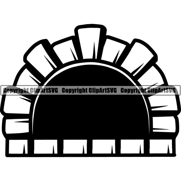 Cooking Baking Baker Chef Cook Oven BBQ Grill Stove ClipArt SVG