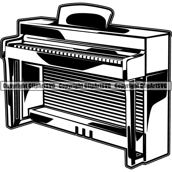 Music Musical Instrument Piano rfcd ClipArt SVG