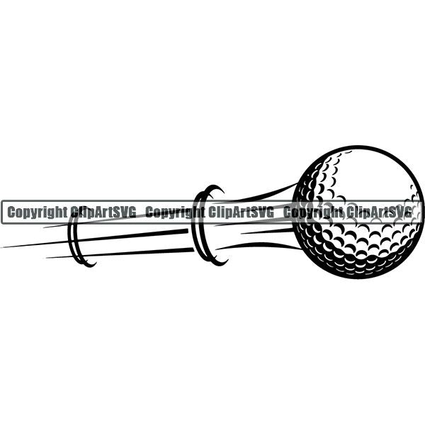 Sports Game Golf Motion ClipArt SVG