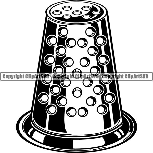 Tailor Seamstress Alterations Thimble ClipArt SVG